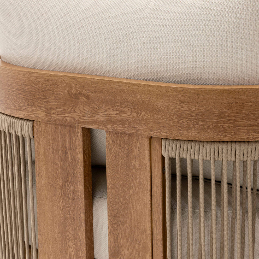LAGO DI GARDA OUTDOOR 4 PIECE SETTING  |  BIRCH ASH ALUMINIUM FRAME