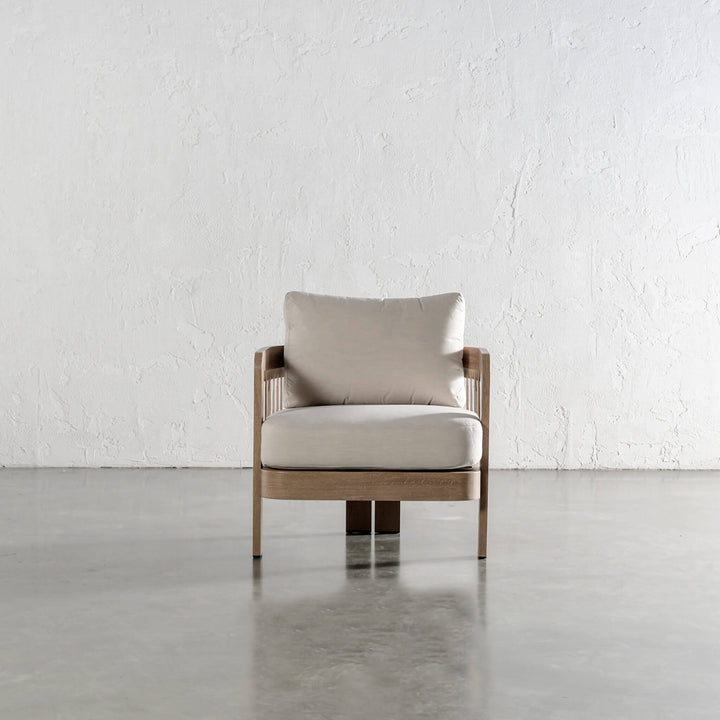 LAGO DI GARDA OUTDOOR 4 PIECE SETTING  |  BIRCH ASH ALUMINIUM FRAME