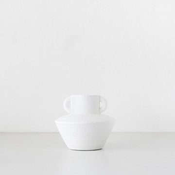 LAILA POT  |  WHITE TERRACOTTA  |  SMALL