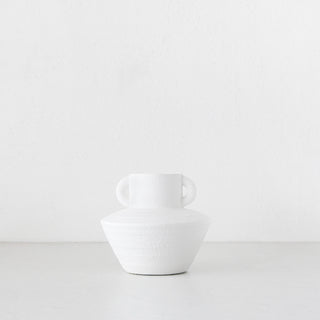 LAILA POT |  WHITE TERRACOTTA  |  SMALL