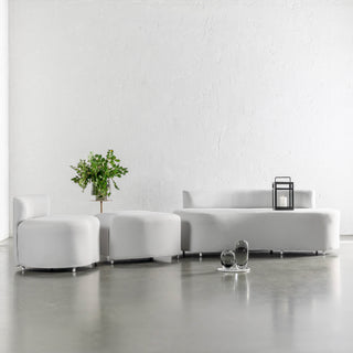 LAS COSTES OUTDOOR 3 PIECE LOUNGE BUNDLE  |  LIMED GAUZE