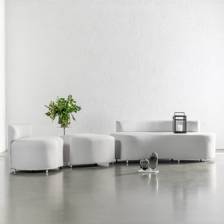 LAS COSTES OUTDOOR 3 PIECE LOUNGE BUNDLE  |  LIMED GAUZE