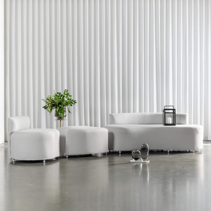 LAS COSTES OUTDOOR 3 PIECE LOUNGE BUNDLE  |  LIMED GAUZE