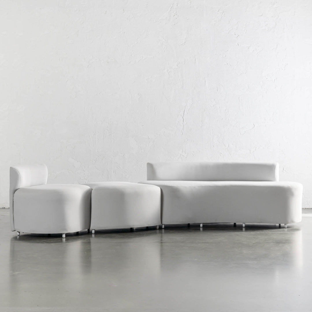 LAS COSTES OUTDOOR 3 PIECE LOUNGE BUNDLE  |  LIMED GAUZE