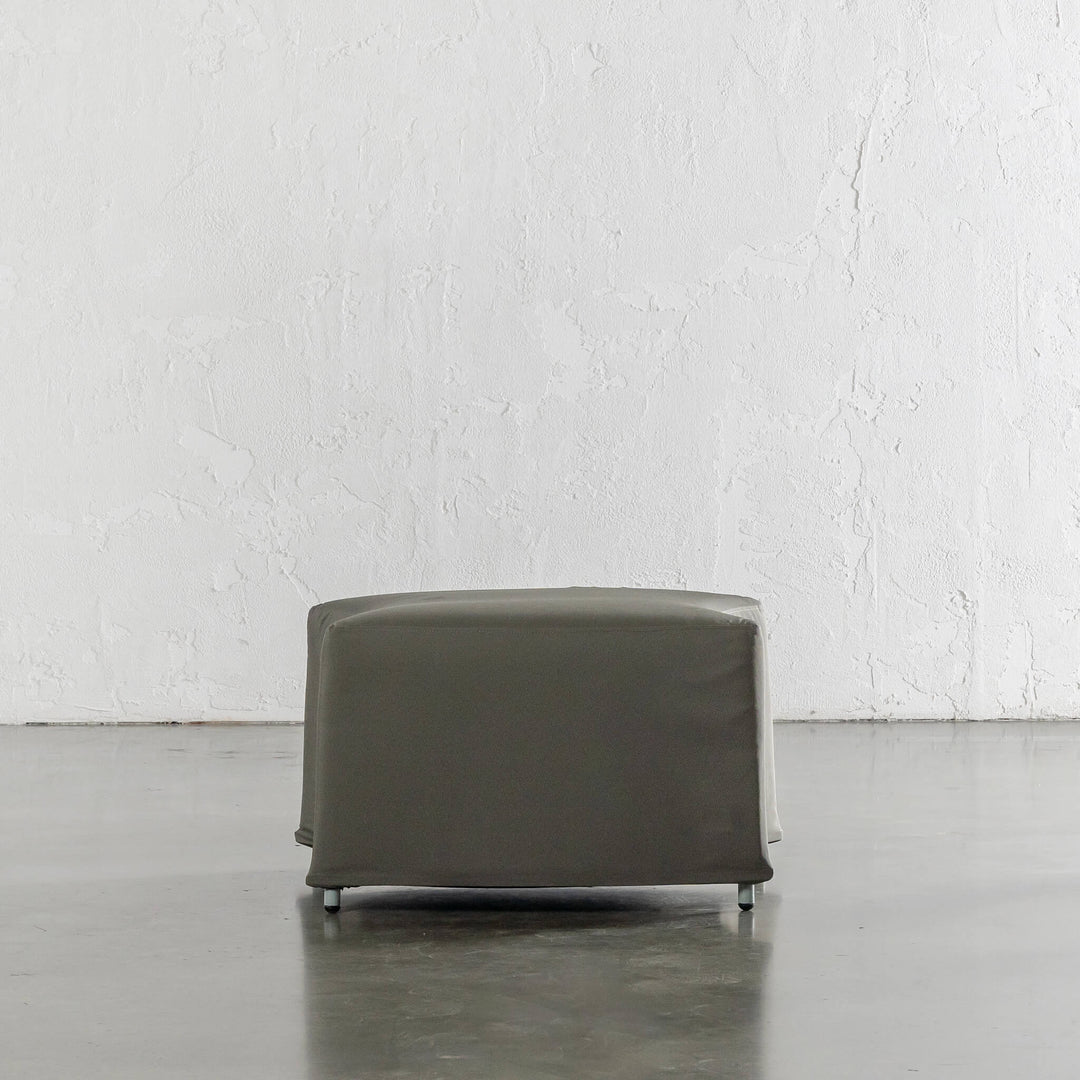 LAS COSTES OUTDOOR OTTOMAN  |  PORTLAND STONE