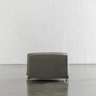 LAS COSTES OUTDOOR OTTOMAN  |  PORTLAND STONE