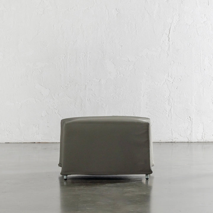 LAS COSTES OUTDOOR OTTOMAN  |  PORTLAND STONE