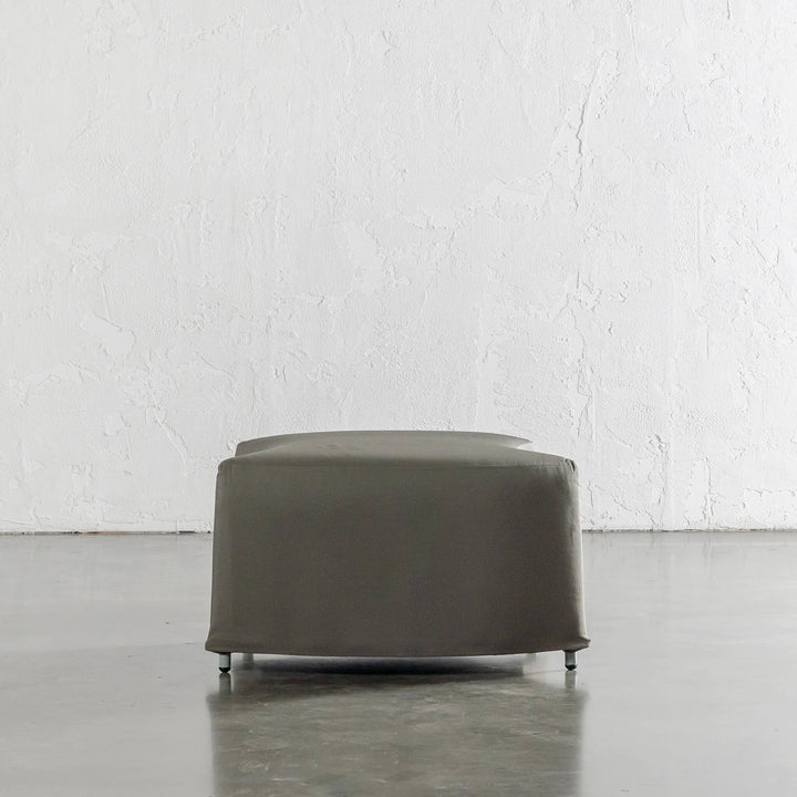 LAS COSTES OUTDOOR OTTOMAN  |  PORTLAND STONE