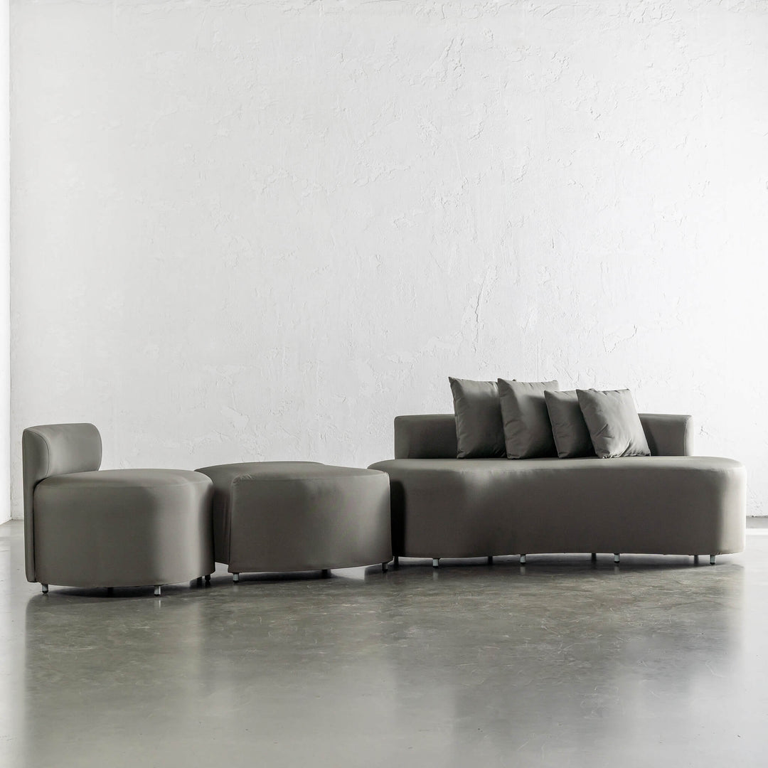 LAS COSTES OUTDOOR 3 PIECE LOUNGE BUNDLE  |  PORTLAND STONE