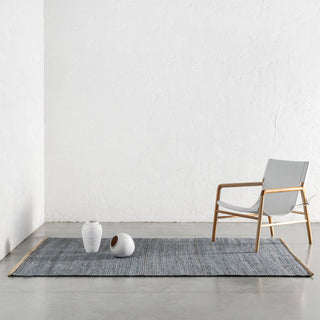 LATENZA JUTE RUNNERS + RUGS  |  BLUE