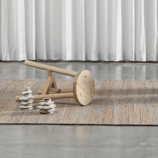 LATENZA JUTE RUNNERS + RUGS  |  NATURAL JUTE + GREY