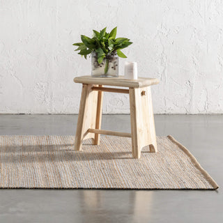 LATENZA JUTE RUNNERS + RUGS  |  NATURAL JUTE + GREY