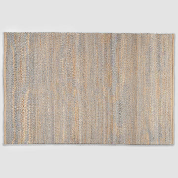 LATENZA JUTE DOOR MAT  |  60 X 90  |  NATURAL JUTE + GREY