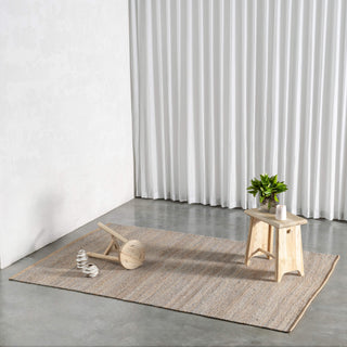 LATENZA JUTE RUNNERS + RUGS  |  NATURAL JUTE + GREY