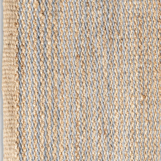 LATENZA JUTE DOOR MAT + RUG + RUNNER  |   NATURAL JUTE + GREY CLOSE UP