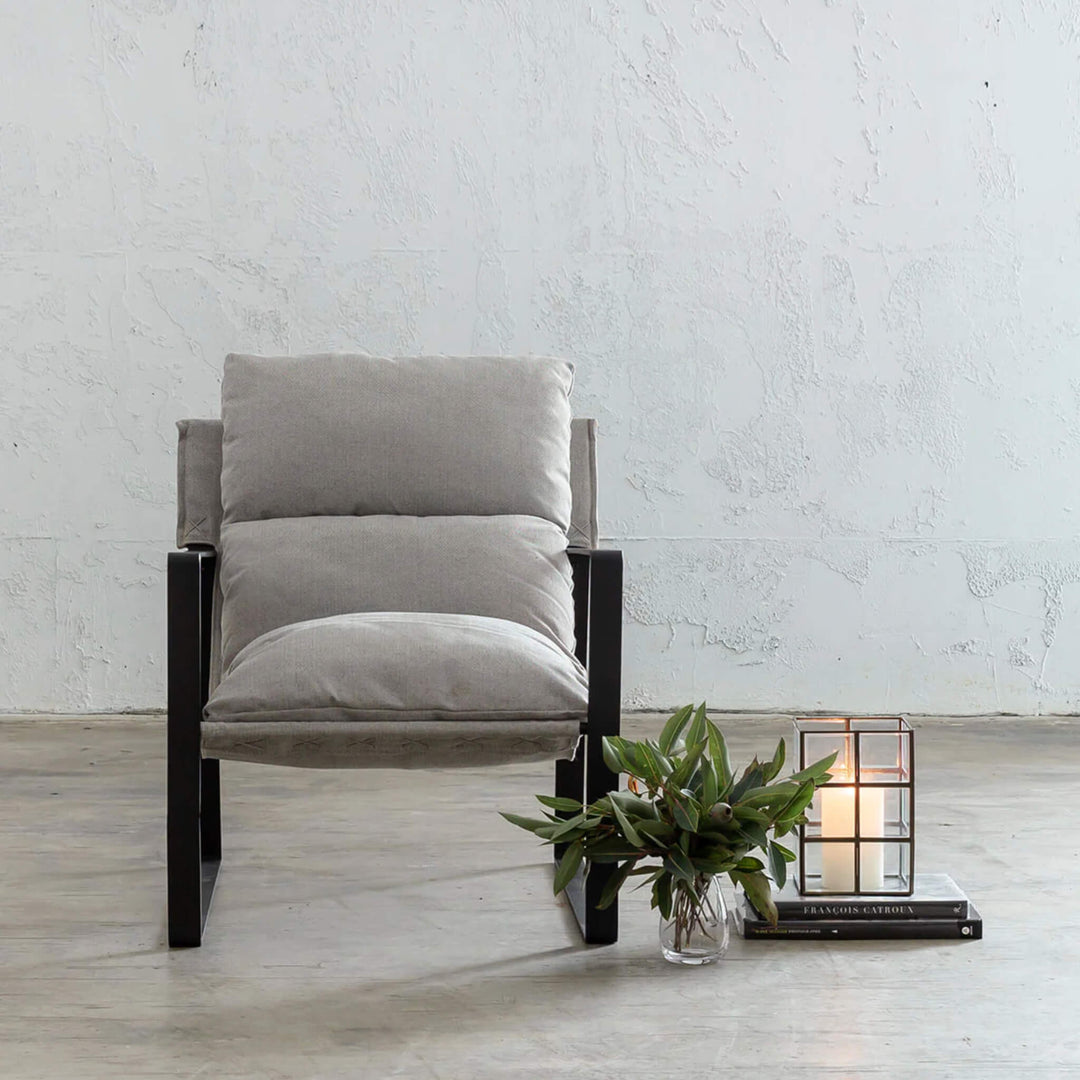 PRE ORDER | LAURENT ARMCHAIR | COBBLESTONE ASH