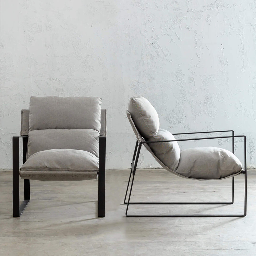 PRE ORDER | LAURENT ARMCHAIR PACKAGE | COBBLESTONE ASH | 2 X ARM CHAIRS