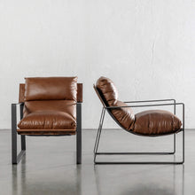 LAURENT LEATHER ARMCHAIR | COGNAC LEATHER