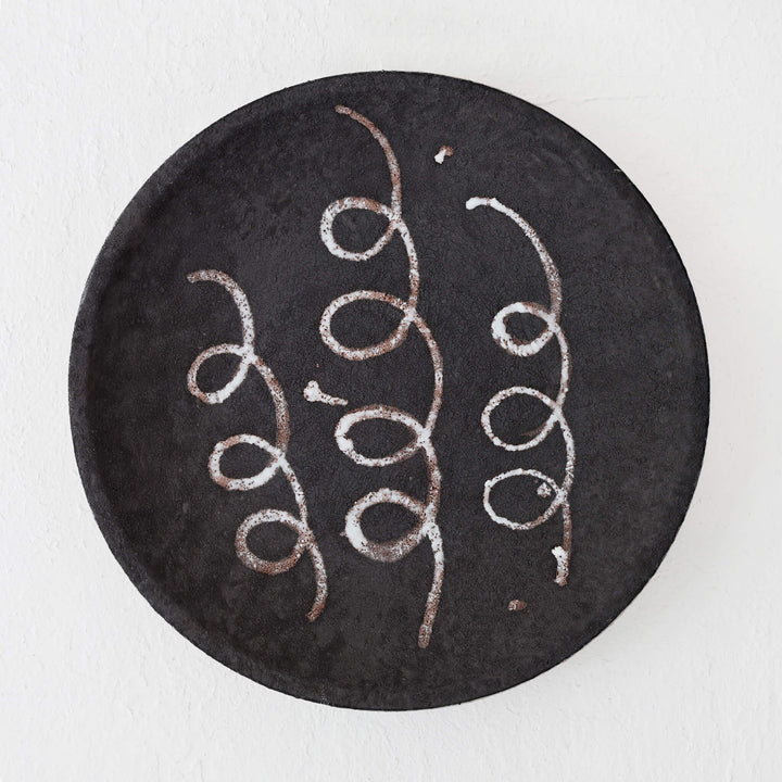 LAZZARO HAND PAINTED CERAMIC WALL PLATE  |  40CM