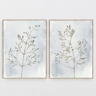 LBD EXCLUSIVE  |  CARMELO FRAMED CANVAS PRINT  |  SET OF 2  |  90CM X 120CM  |  NATURAL + SKY + OFF WHITE