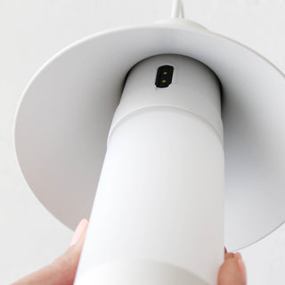 LBD EXCLUSIVE  |  LA CONDETTE RECHARGEABLE INDOOR/OUTDOOR LED LANTERN BUNDLE X2  |  MATTE WHITE