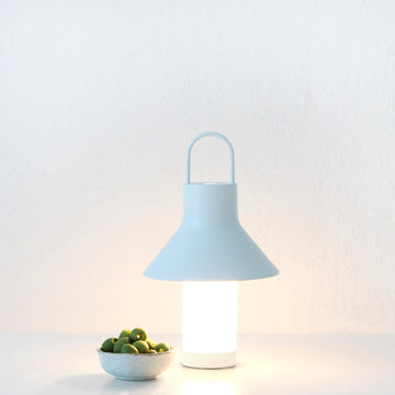 LBD EXCLUSIVE | LA CONDETTE RECHARGEABLE INDOOR/OUTDOOR LED LANTERN | MATTE WHITE