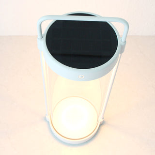 LBD EXCLUSIVE  |  SAINTE FRIEUX RECHARGEABLE INDOOR/OUTDOOR SOLAR LANTERN  |  MATTE WHITE
