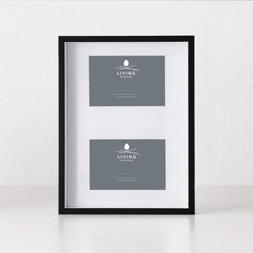LBD EXCLUSIVE | TRENTO BOX PHOTO FRAME | 2 WINDOW 4X6