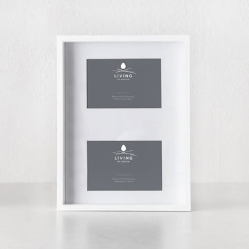 LBD EXCLUSIVE | TRENTO BOX PHOTO FRAME | 2 WINDOW 4X6