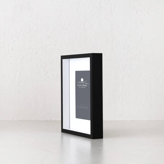 LBD EXCLUSIVE  |  TRENTO BOX PHOTO FRAME  |  4X6"  |  BLACK