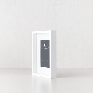 LBD EXCLUSIVE  |  TRENTO BOX PHOTO FRAME  |  4X6"  |  WHITE