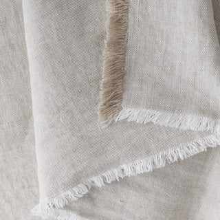LBD EXCLUSIVE  |  FRENCH LINEN OPEN WEAVE THROW  |  180X140CM  |  NATURAL