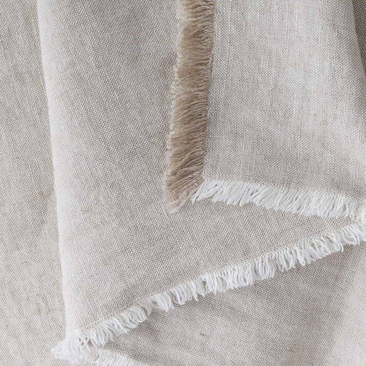 LBD EXCLUSIVE  |  FRENCH LINEN OPEN WEAVE THROW  |  180X140CM  |  NATURAL