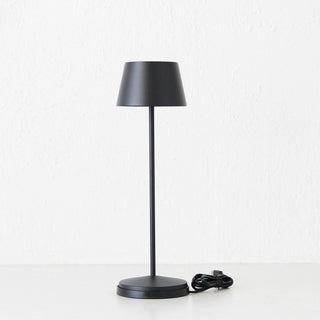 LBD EXCLUSIVE  |  VILLEBOIS RECHARGABLE TABLE LAMP  |  MATTE BLACK