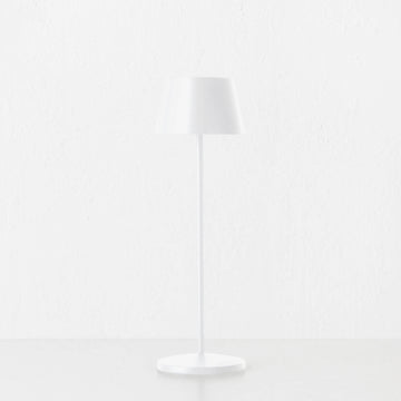 LBD EXCLUSIVE  |  VILLEBOIS RECHARGEABLE INDOOR/OUTDOOR LED TABLE LAMP  |  MATTE WHITE