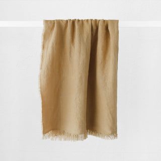 LBD EXCLUSIVE  |  FRENCH LINEN THROW  |  180X140CM  |  AIRY TOBACCO