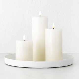 LBD EXCLUSIVE  |  LED FLAMELESS WAX CANDLE + REMOTE BUNDLE X3  |  IVORY