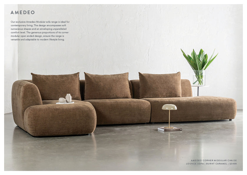 AMEDEO MODULAR CHAISE SOFA