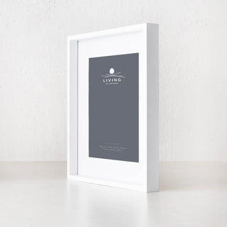 LBD EXCLUSIVE  |  TRENTO BOX PHOTO FRAME  |  8X10"  |  WHITE