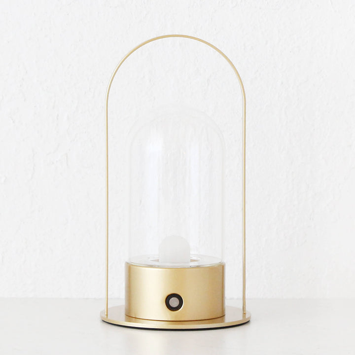 LE PORTEL CURVED LED LAMP WITH HANDLE  |  ORGANIC GOLD