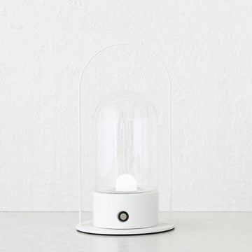 LE PORTEL CURVED LED LAMP WITH HANDLE  |  GHOST WHITE