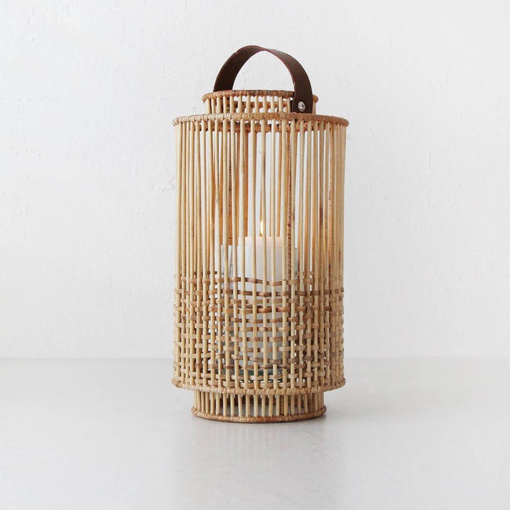 LE PORTIV RATTAN LANTERN  |  X LARGE  |  NATURAL RATTAN