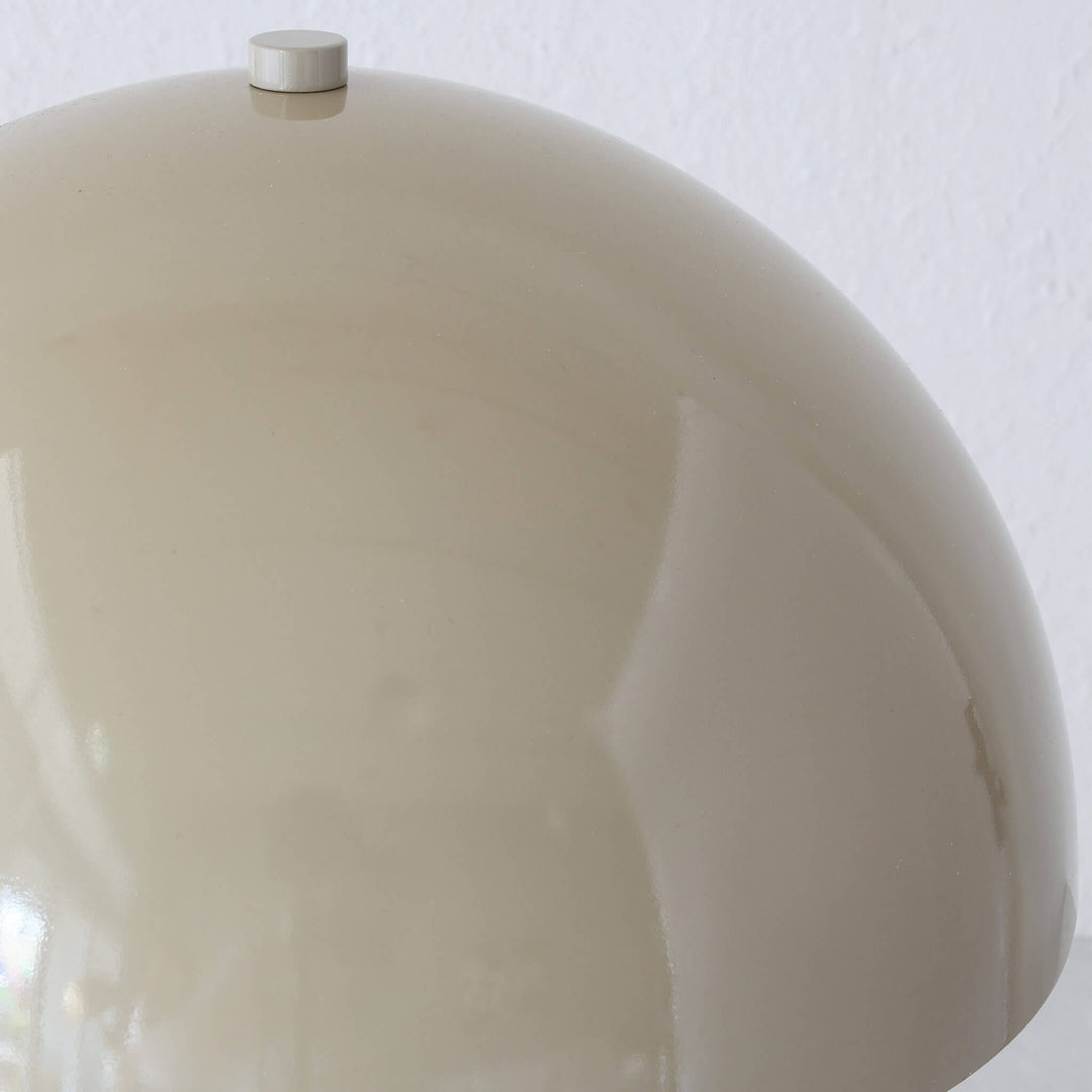 LEVADA GRANDE MARBLE TABLE LAMP  |  TAUPE SHADE + MOCHA MARBLE