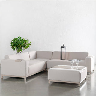 LE LUGARIA 4 PIECE BUNDLE  |  CLAY HAZE FRAME + SNOWSTORM FABRIC