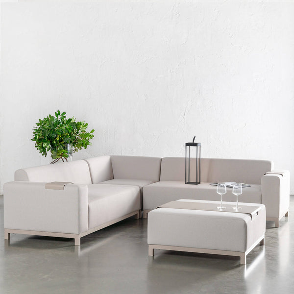 LE LUGARIA 4 PIECE BUNDLE  |  CLAY HAZE FRAME + SNOWSTORM FABRIC