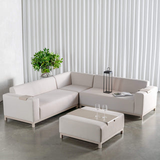 LE LUGARIA 4 PIECE BUNDLE  |  CLAY HAZE FRAME + SNOWSTORM FABRIC