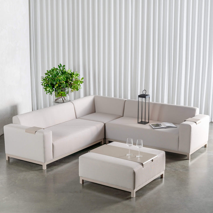 LE LUGARIA 4 PIECE BUNDLE  |  CLAY HAZE FRAME + SNOWSTORM FABRIC