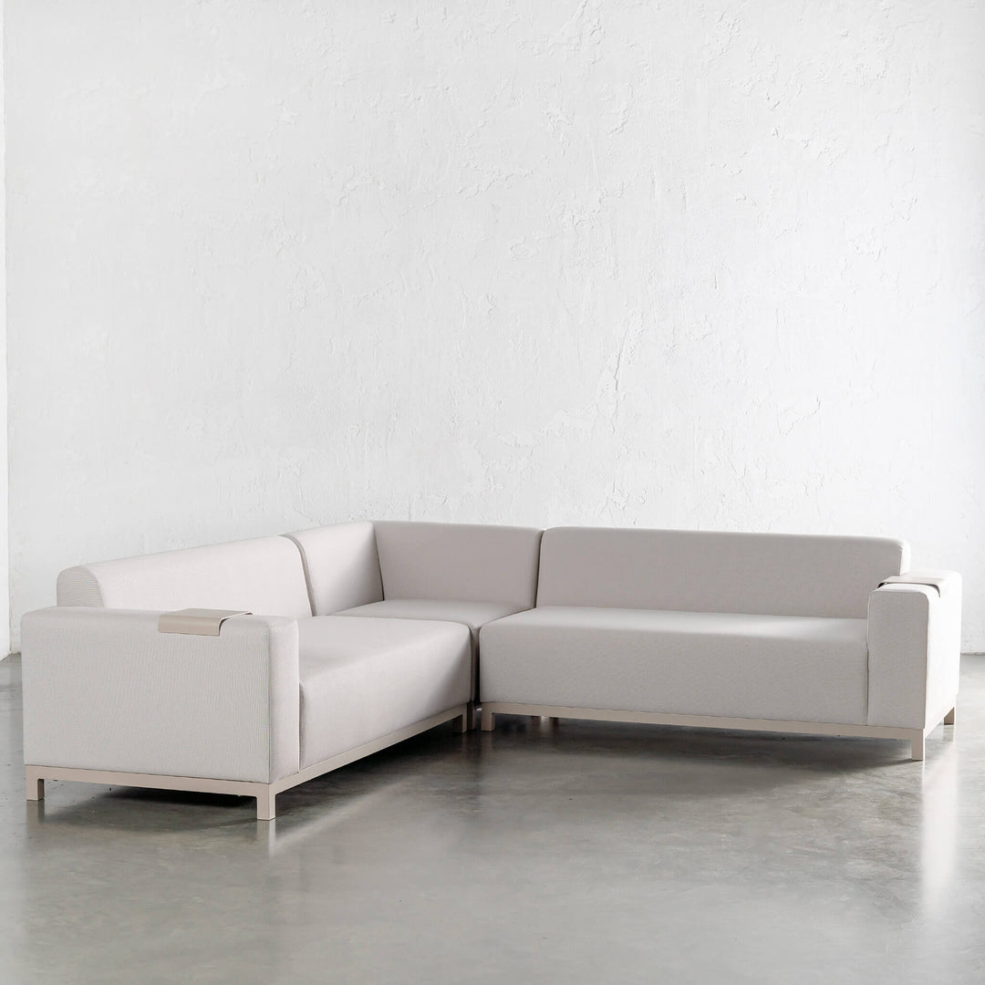 LE LUGARIA 4 PIECE BUNDLE  |  CLAY HAZE FRAME + SNOWSTORM FABRIC