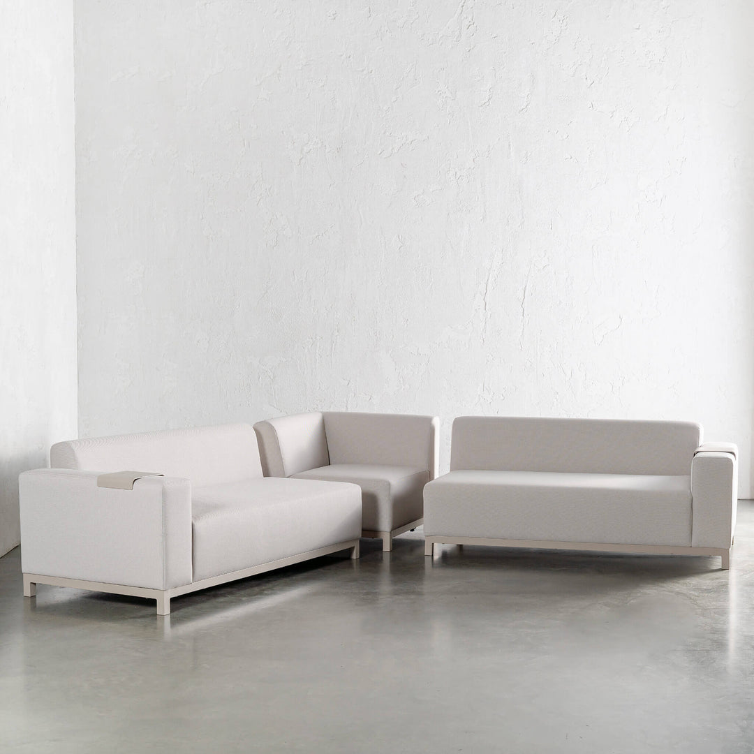 LE LUGARIA 4 PIECE BUNDLE  |  CLAY HAZE FRAME + SNOWSTORM FABRIC