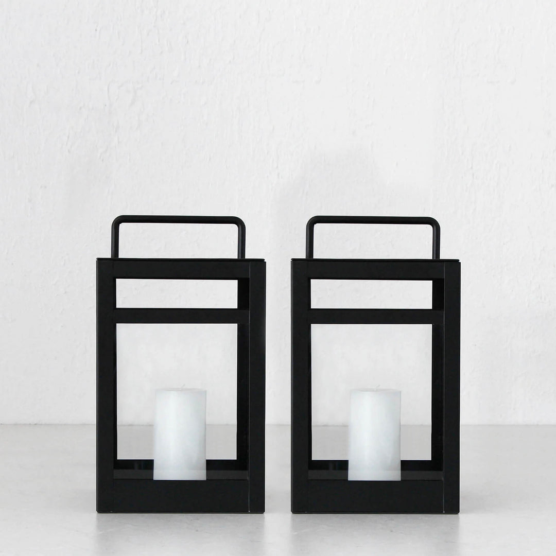 LBD EXCLUSIVE  |  LUCANO HURRICANE LANTERN BUNDLE X2  |  MEDIUM  |  BLACK